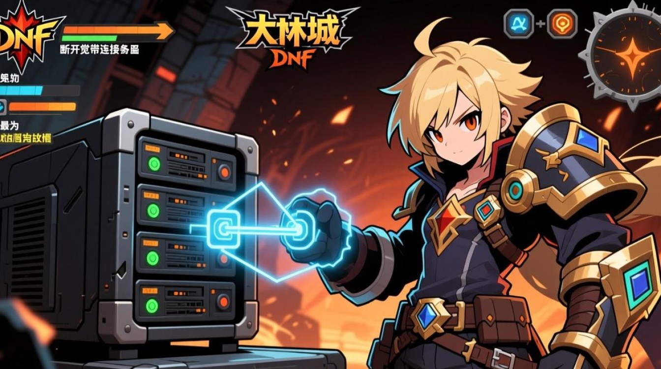 dnf会断开宽带连接服务器