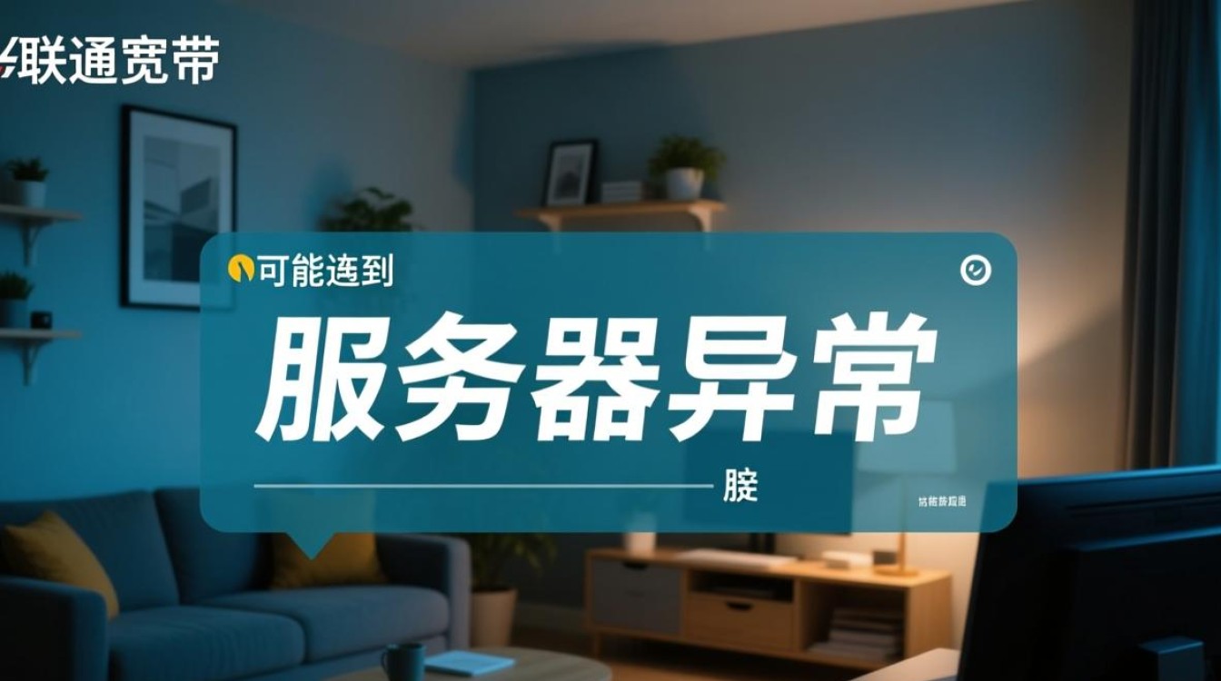 联通宽带显示服务器异常怎么办？