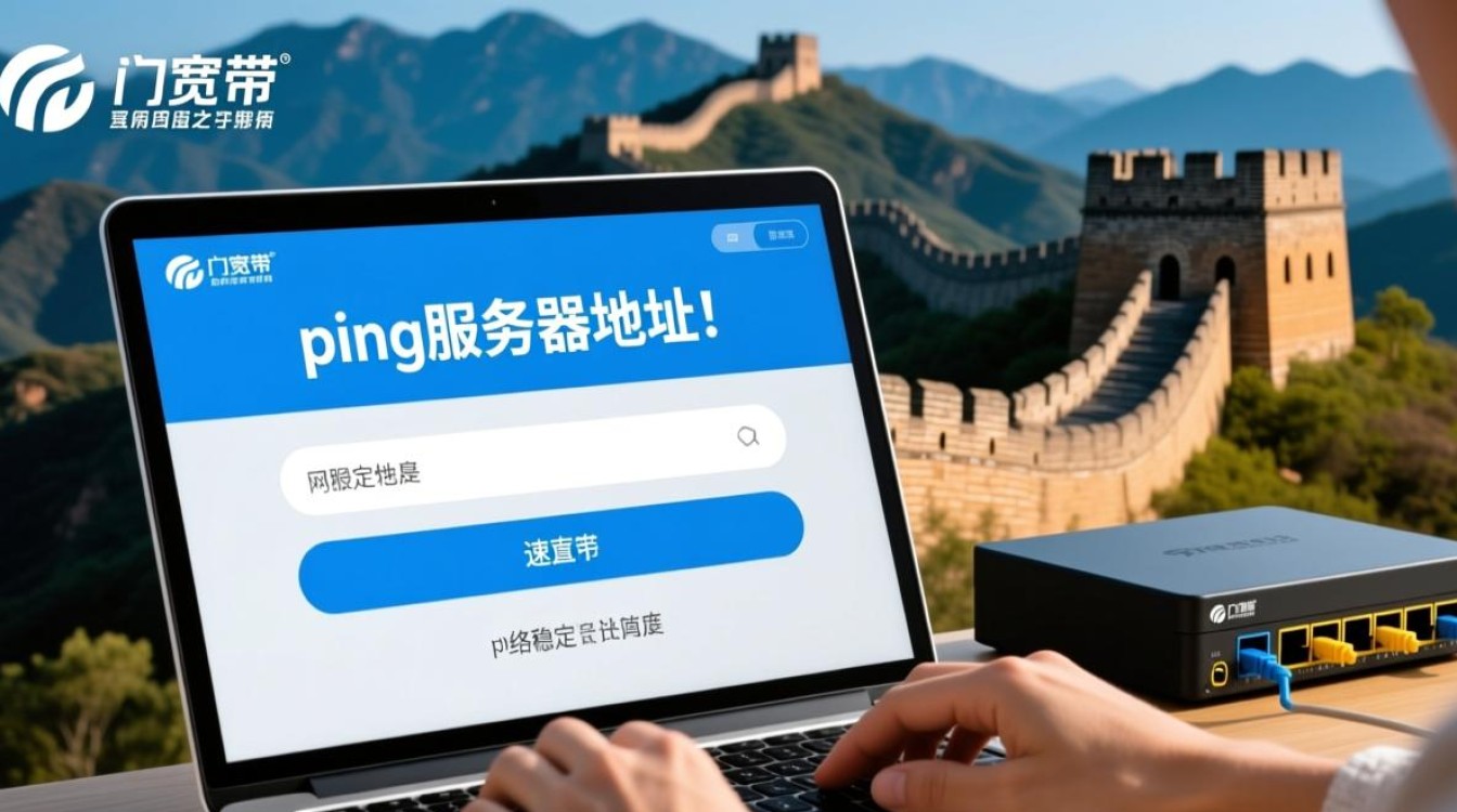 长城宽带ping服务器地址怎么查？测网速用哪个地址好？