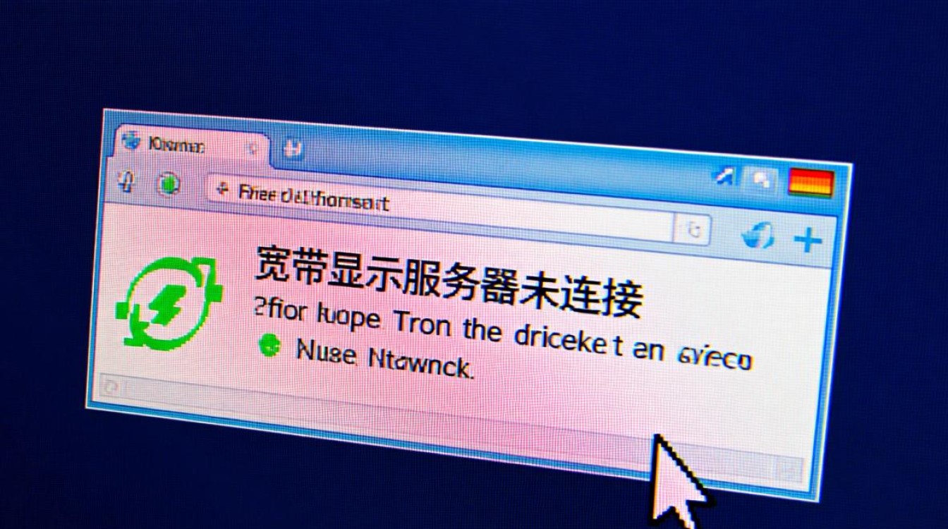 宽带显示服务器未连接