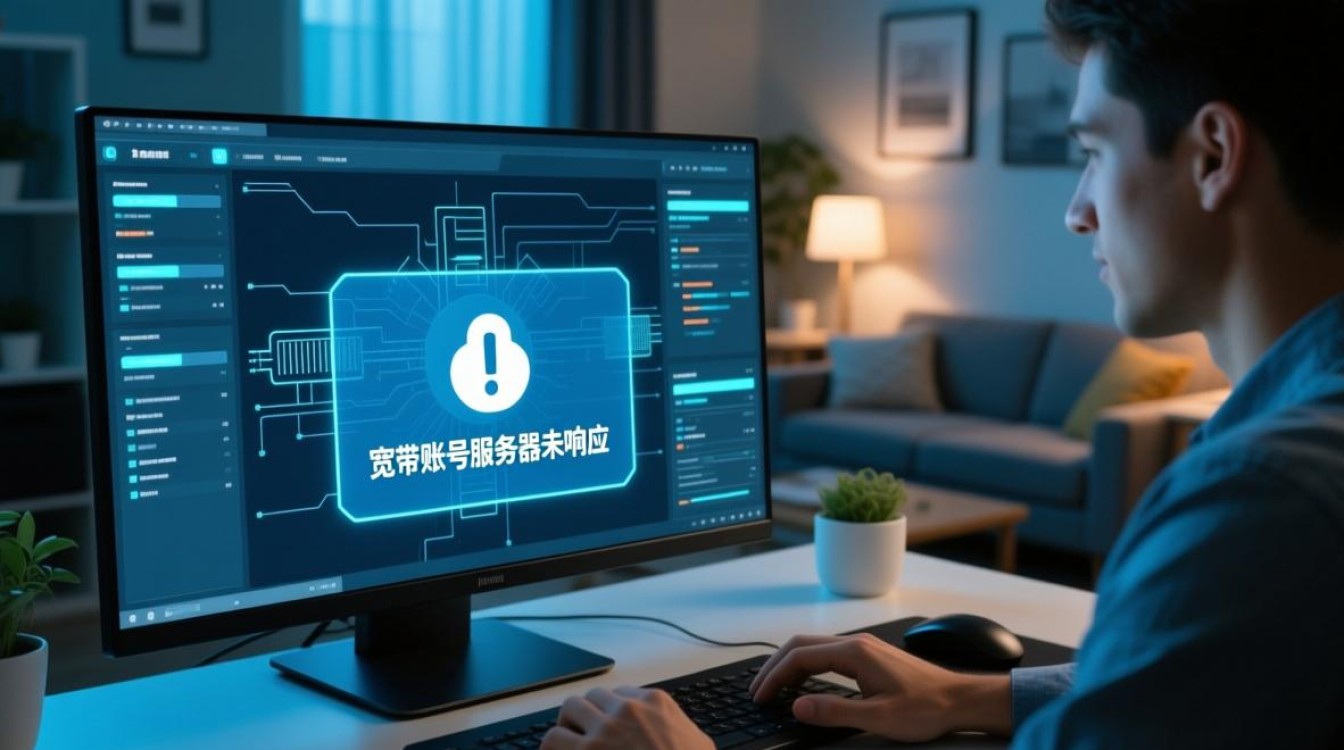 宽带账号服务器未响应