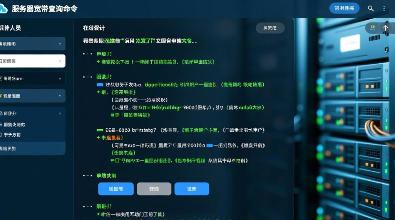 云服务器宽带查询命令