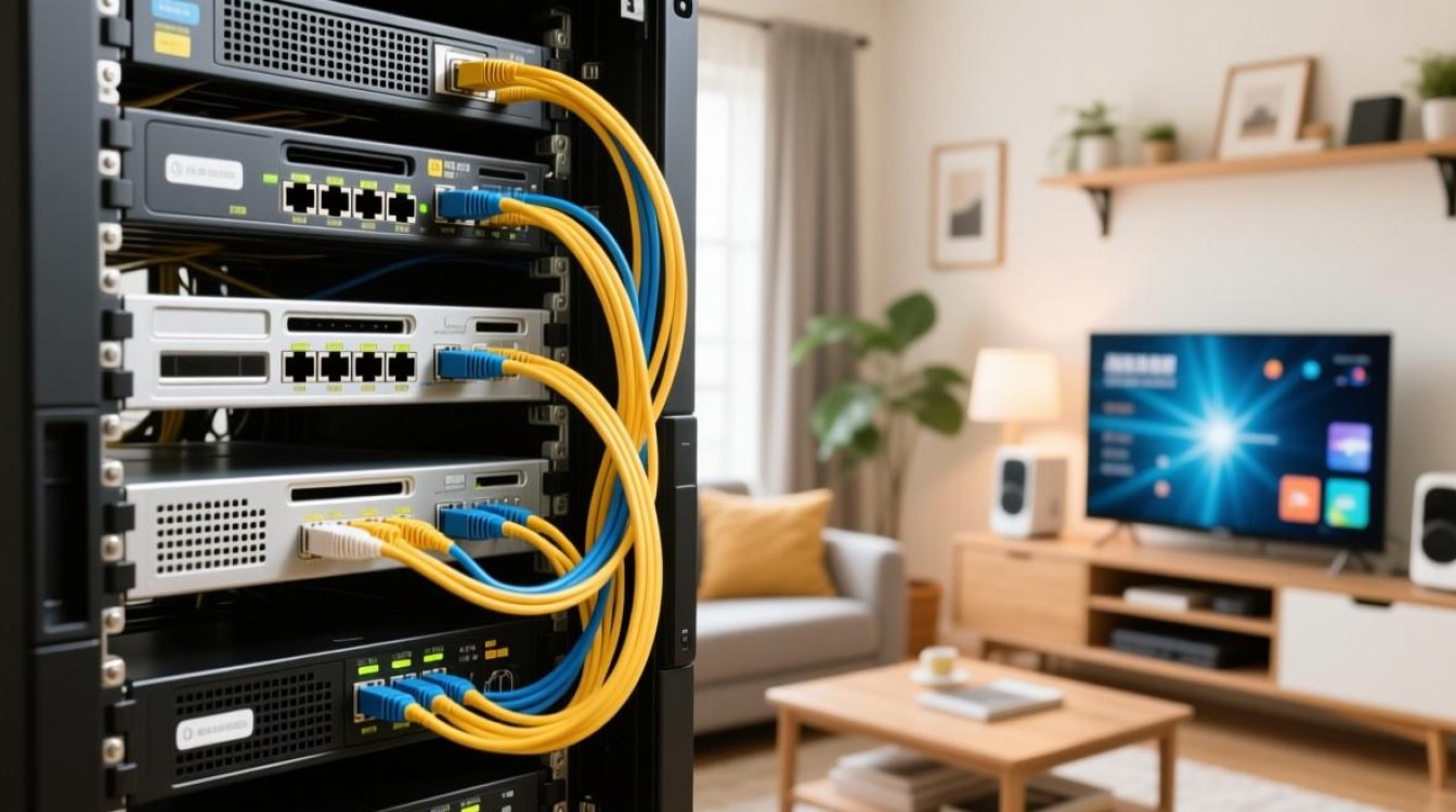 家庭宽带架设光纤服务器