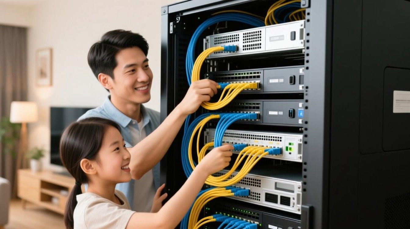 家庭宽带架设光纤服务器