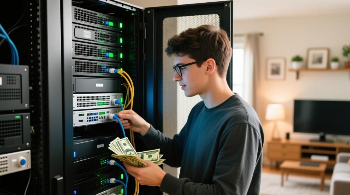 闲置宽带用服务器赚钱