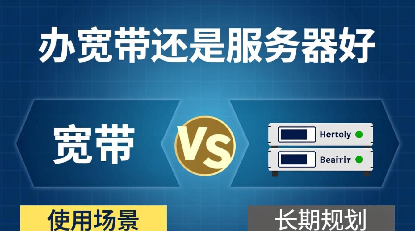 办宽带还是服务器好