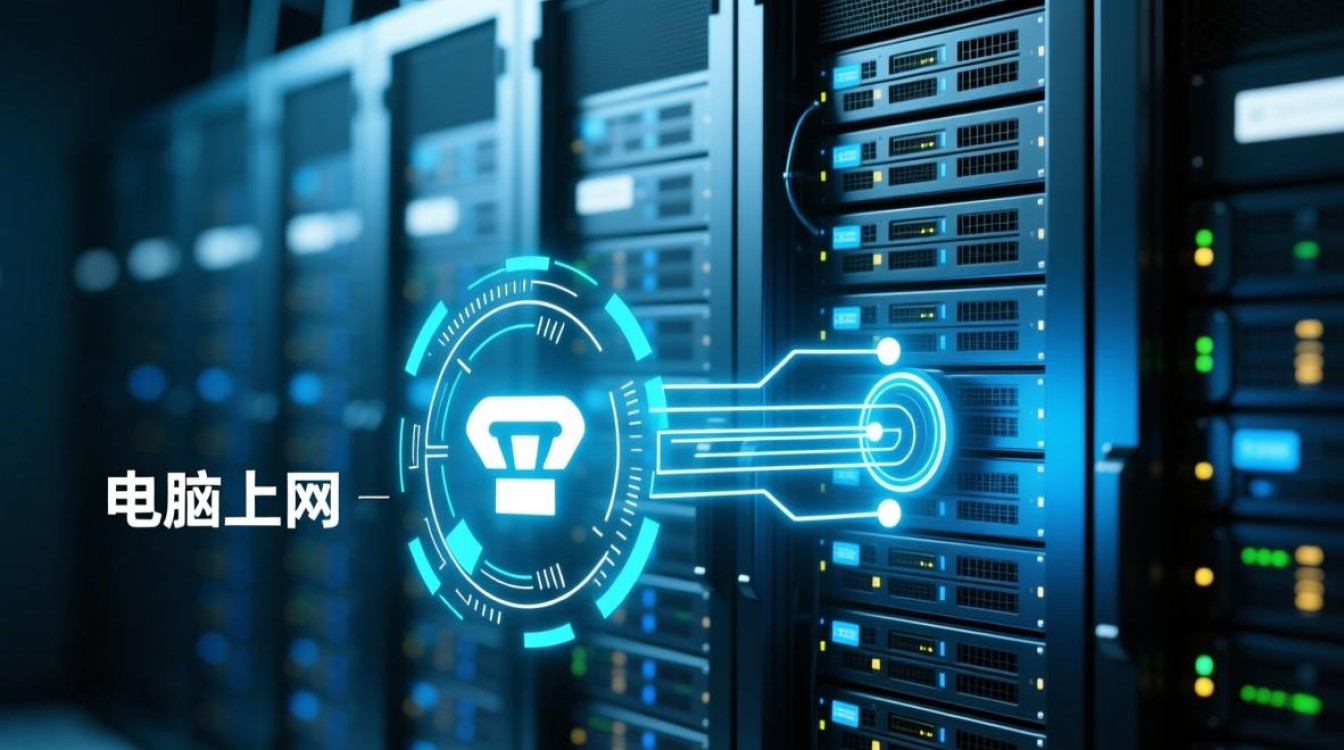 宽带服务器让电脑上网，具体怎么操作和配置？