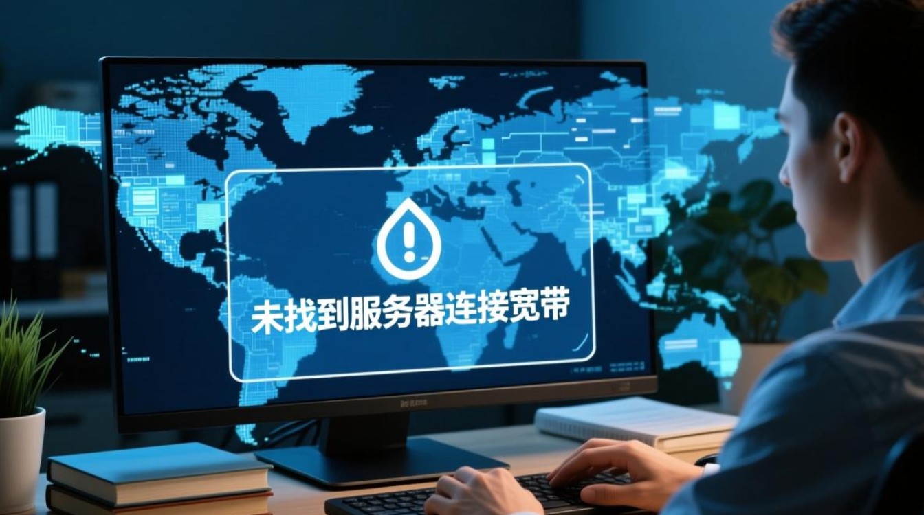 未找到服务器连接宽带