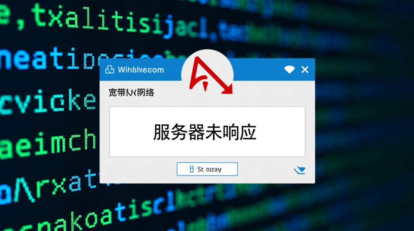 宽带说服务器未响应