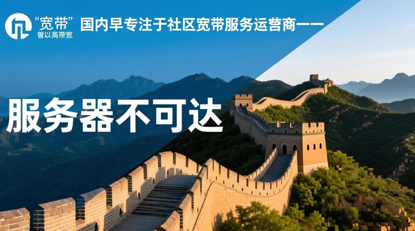 长城宽带服务器不可达是什么原因导致的？
