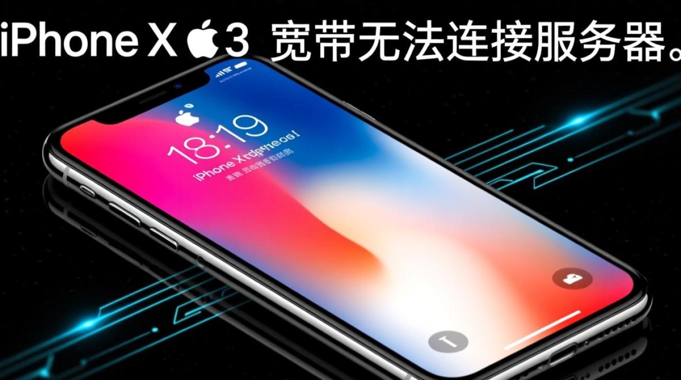 iphonex宽带无法连接服务器