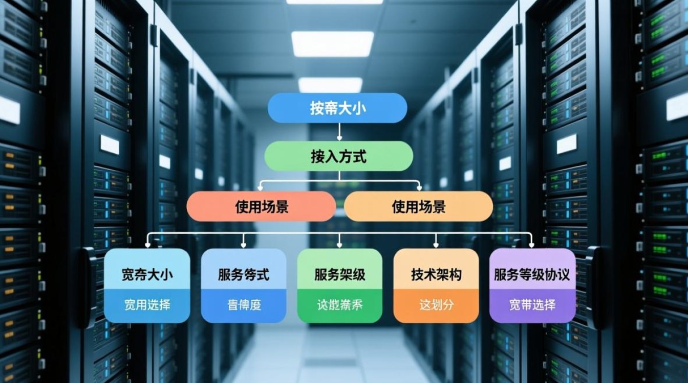 服务器宽带分类方法有