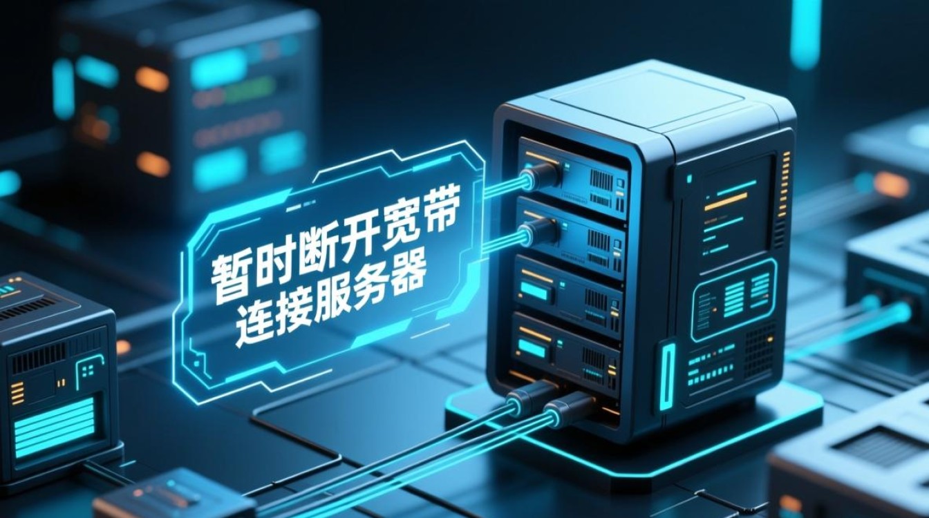 暂时断开宽带连接服务器
