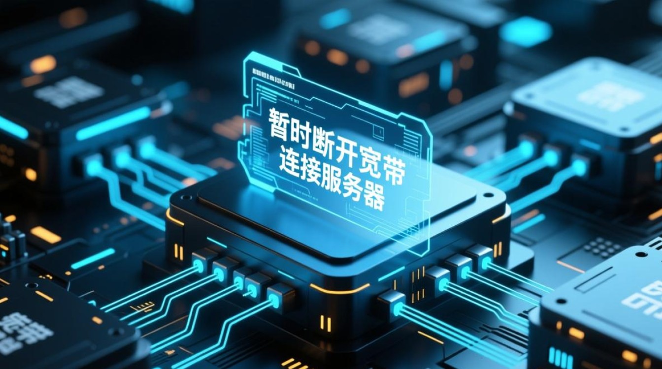 暂时断开宽带连接服务器