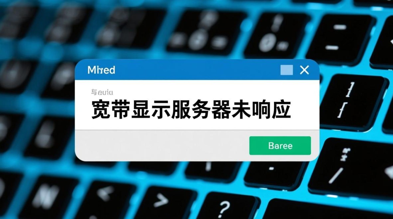 宽带显示服务器未响应 宽带显示服务器未响应