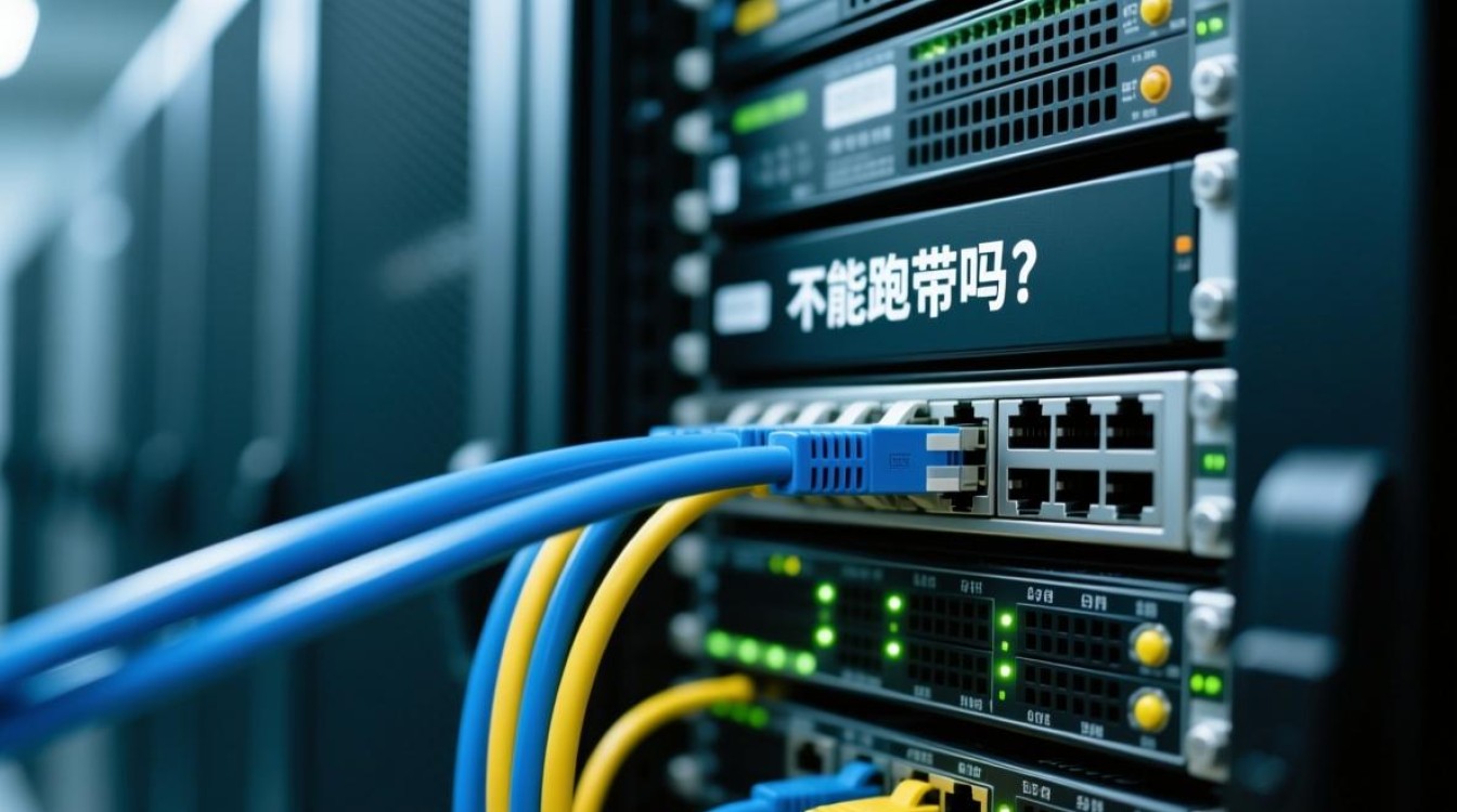 服务器不能跑宽带吗