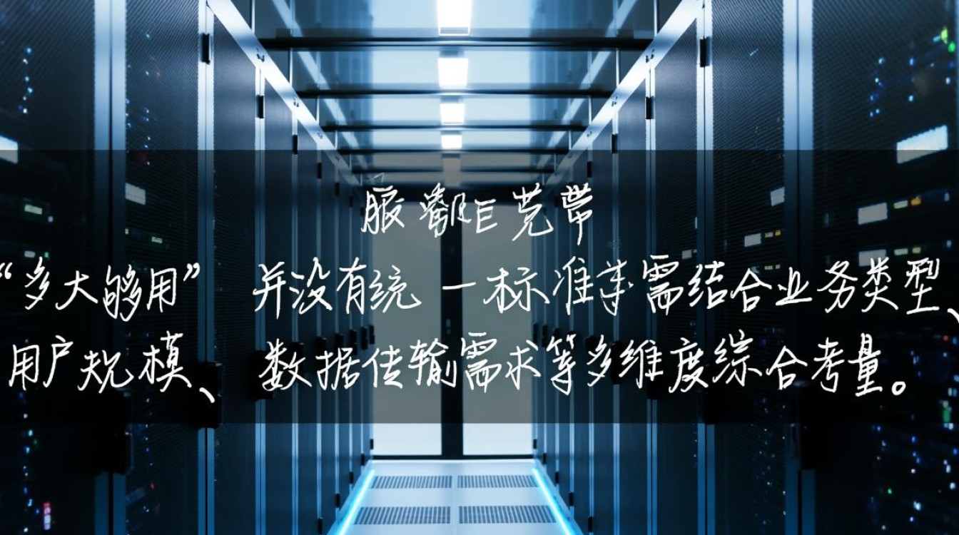 服务器宽带多大够用？企业网站/游戏服务器如何选带宽？