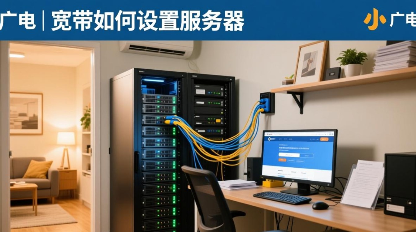 广电宽带如何设置服务器