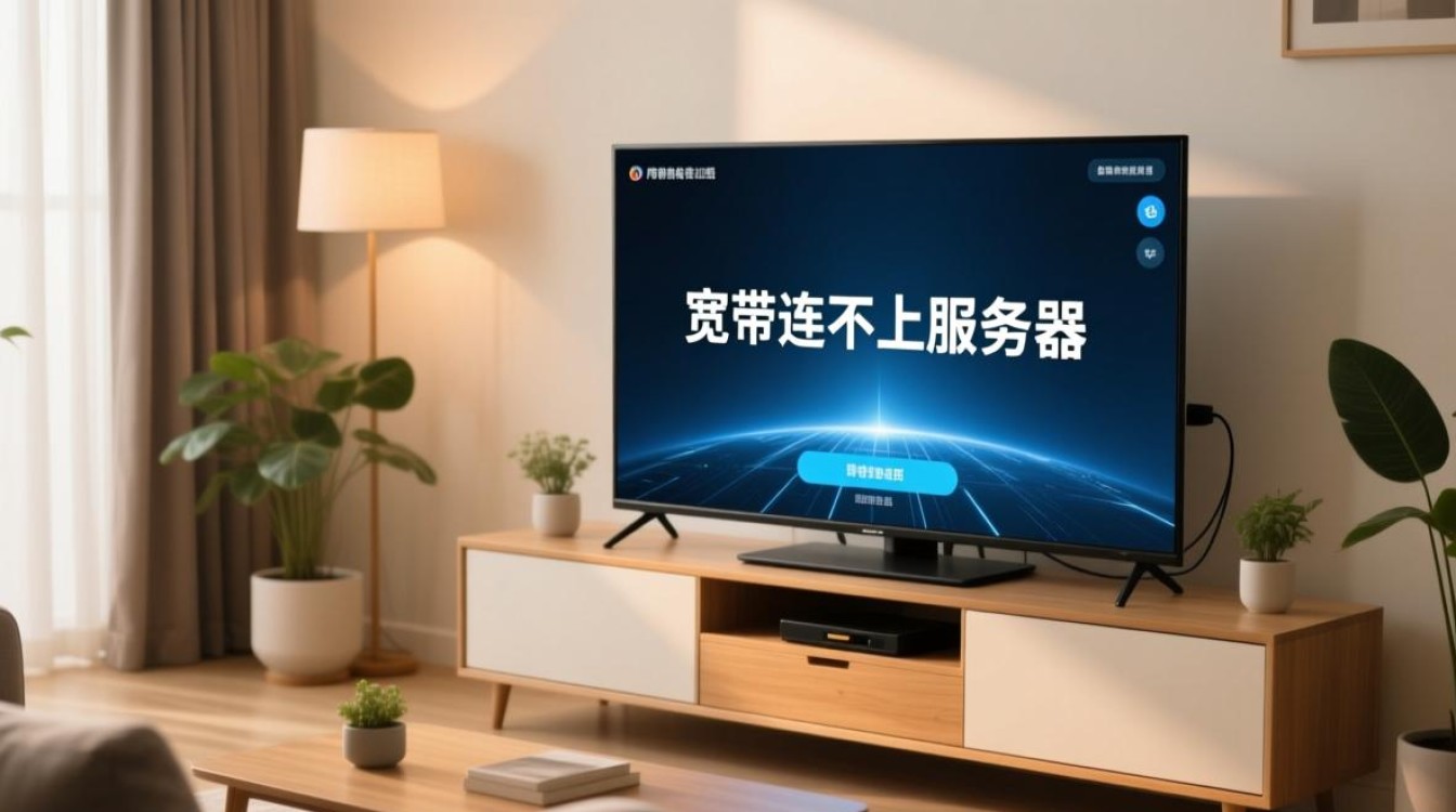电视宽带连不上服务器怎么办？