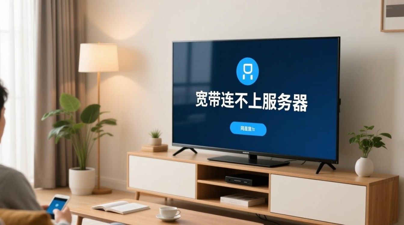 电视宽带连不上服务器怎么办？