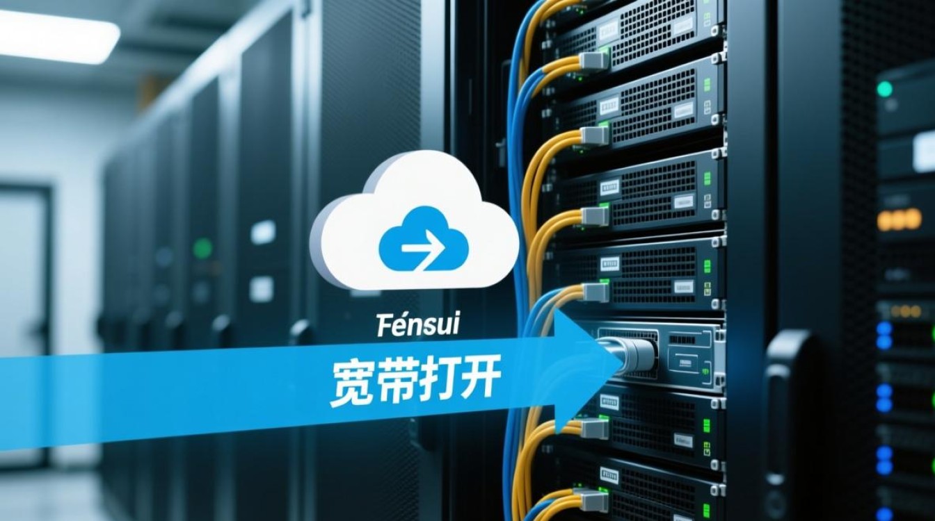 腾讯云服务器宽带打开