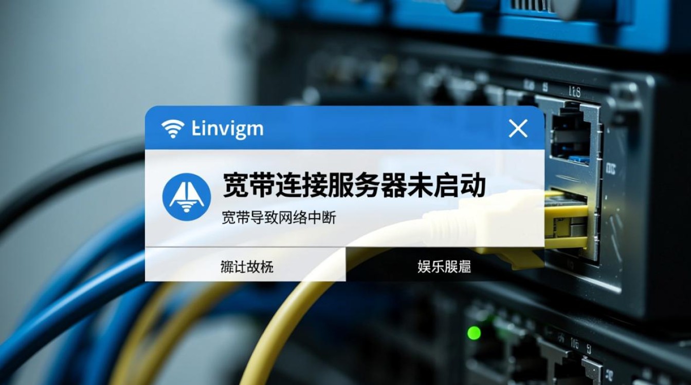 宽带连接服务器未启动