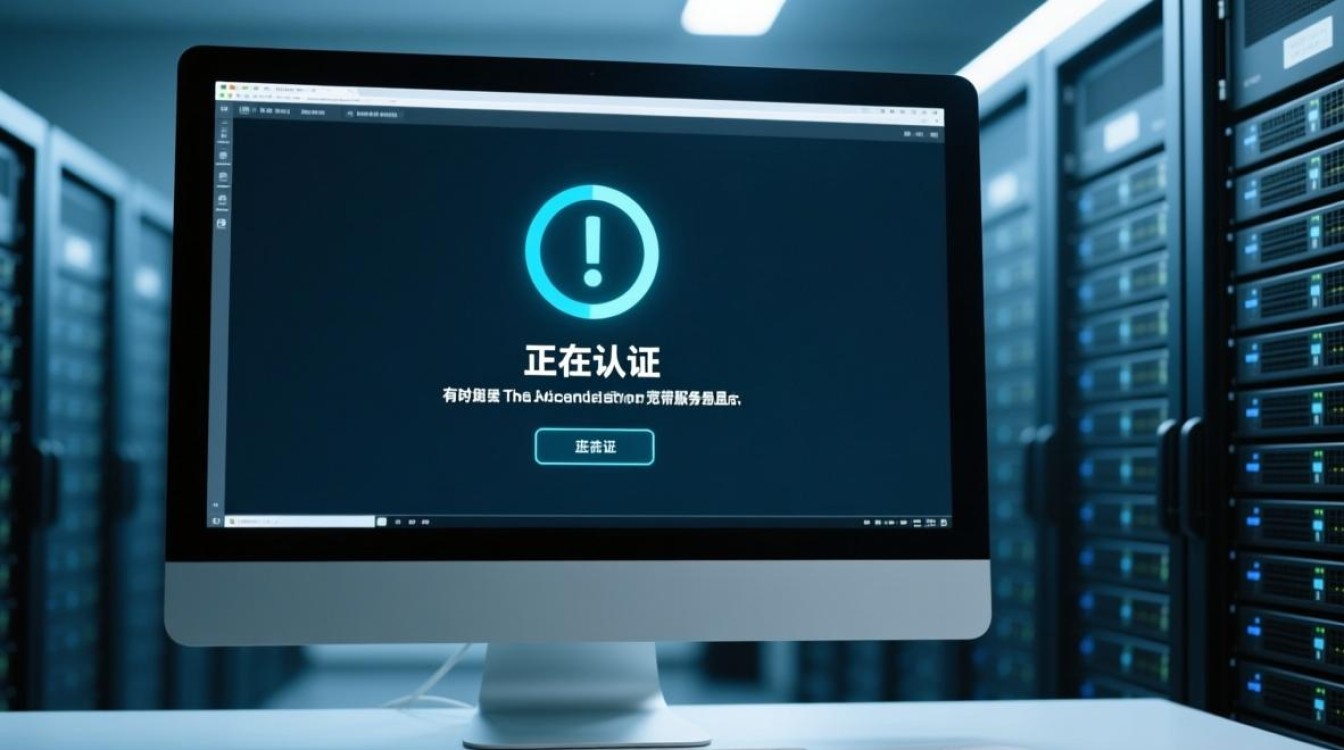 宽带服务器显示正在认证