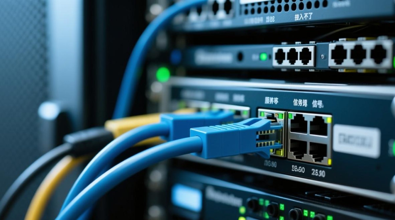 宽带服务器信号接入不了