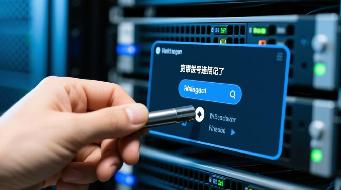 服务器宽带拨号忘了咋办