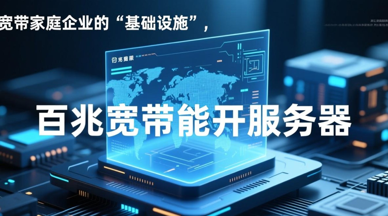 百兆宽带能开服务器