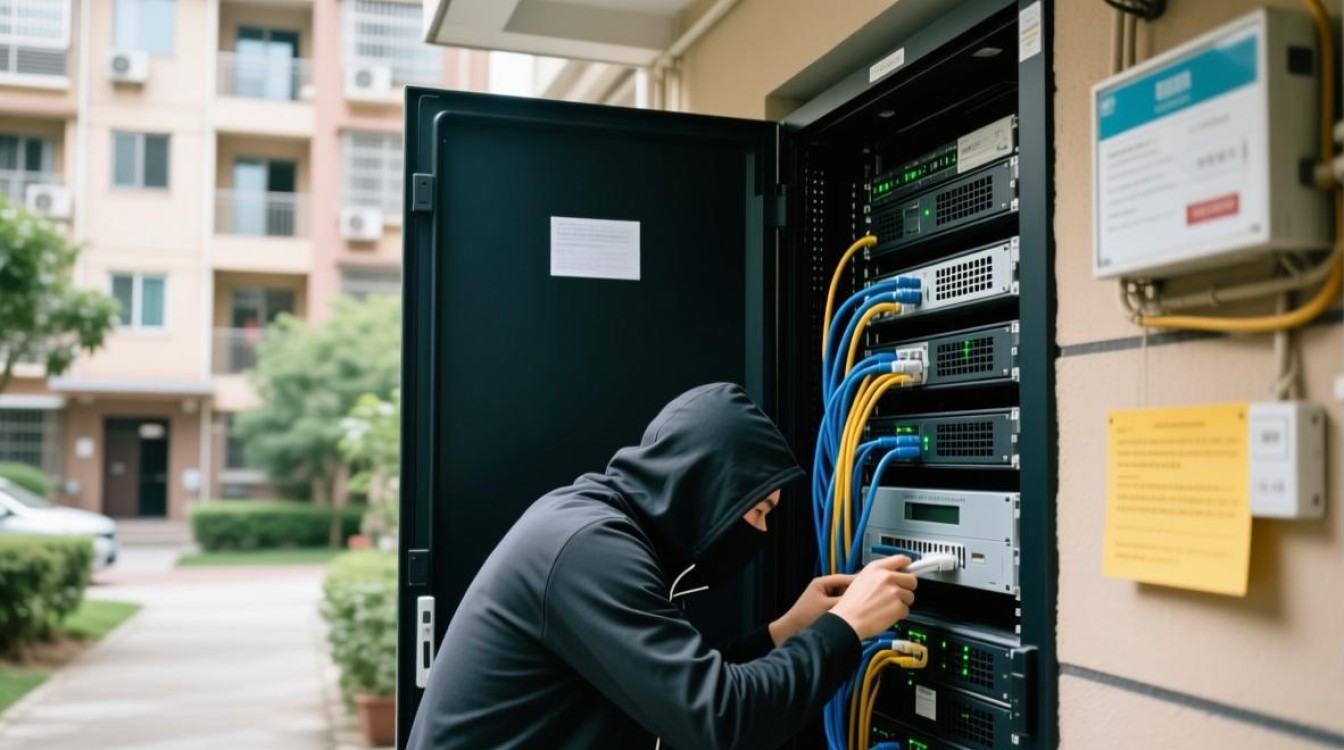 小区宽带服务器被偷，业主家里断网该找谁赔？