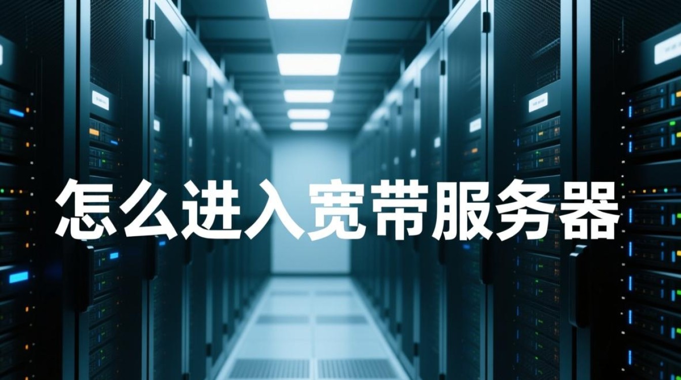 怎么进入宽带服务器