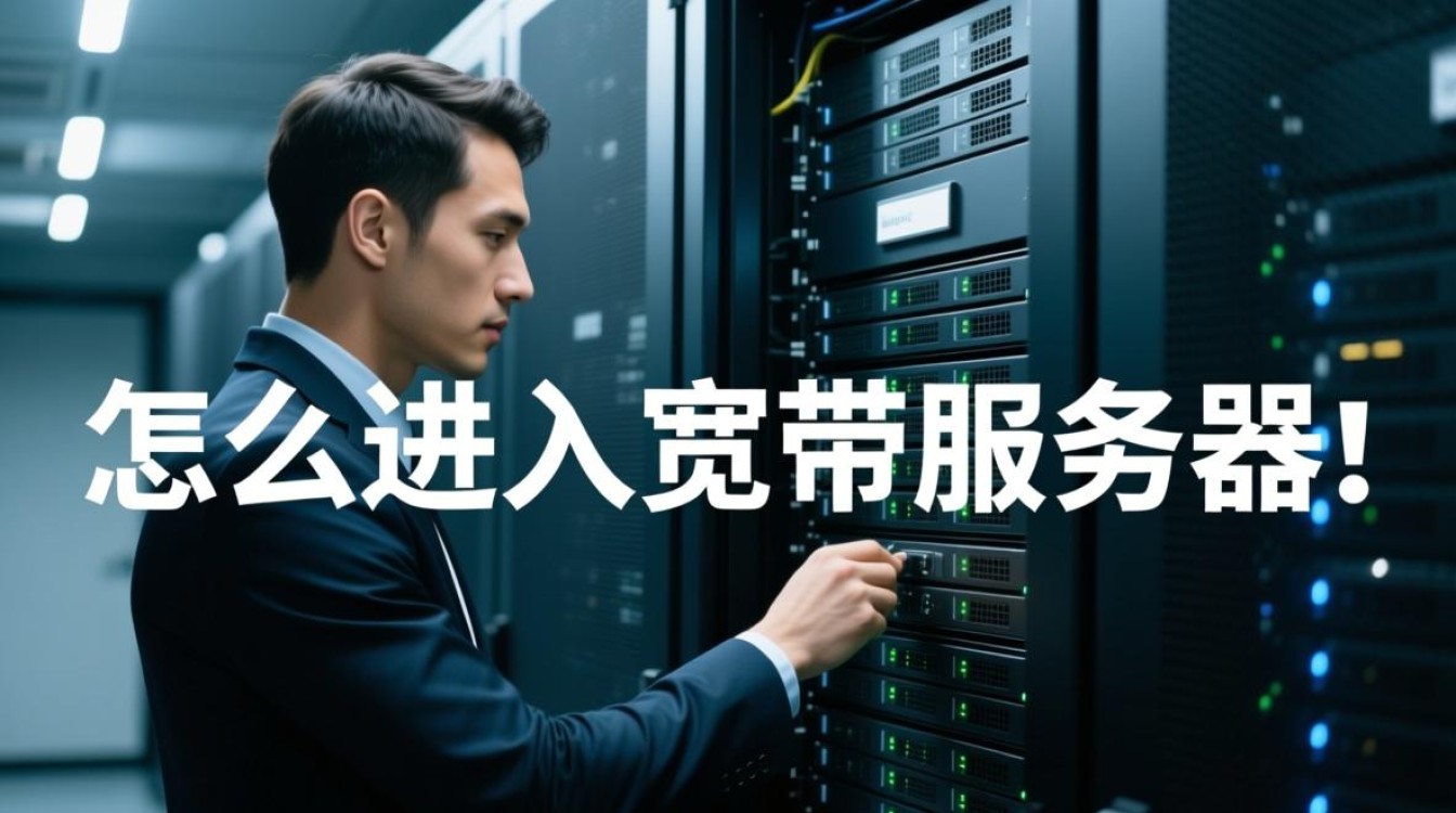 怎么进入宽带服务器