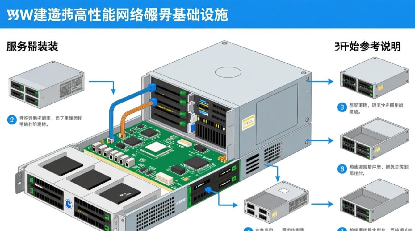 宽带服务器组装图具体步骤和配件有哪些？