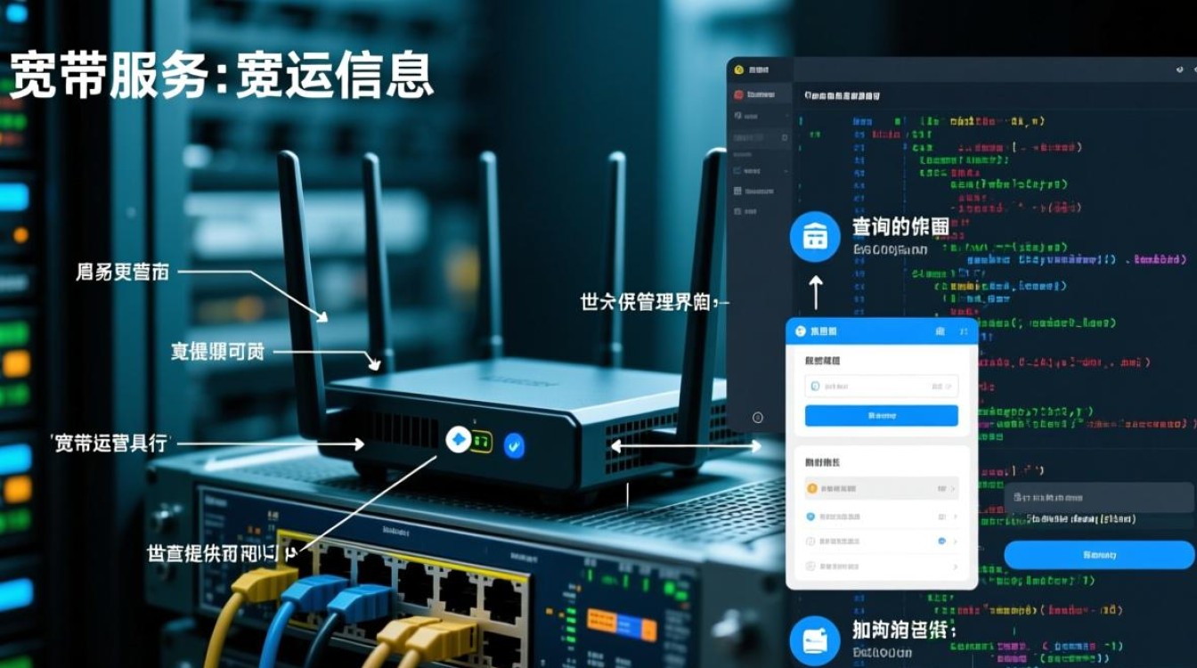 宽带服务器怎么查