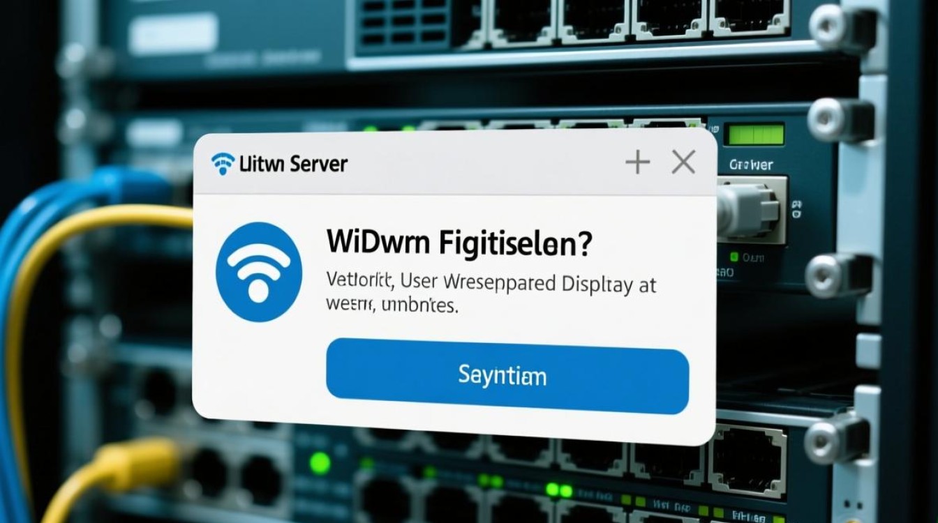 宽带显示服务器无法识别