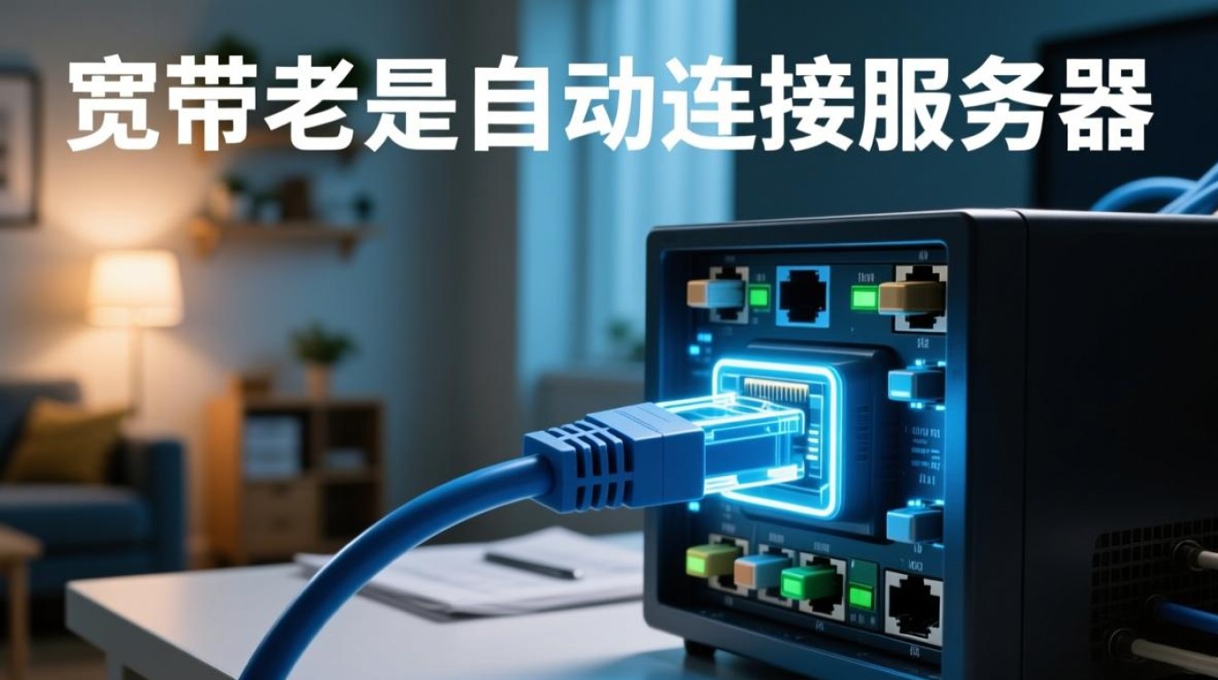 宽带老是自动连接服务器 宽带老是自动连接服务器