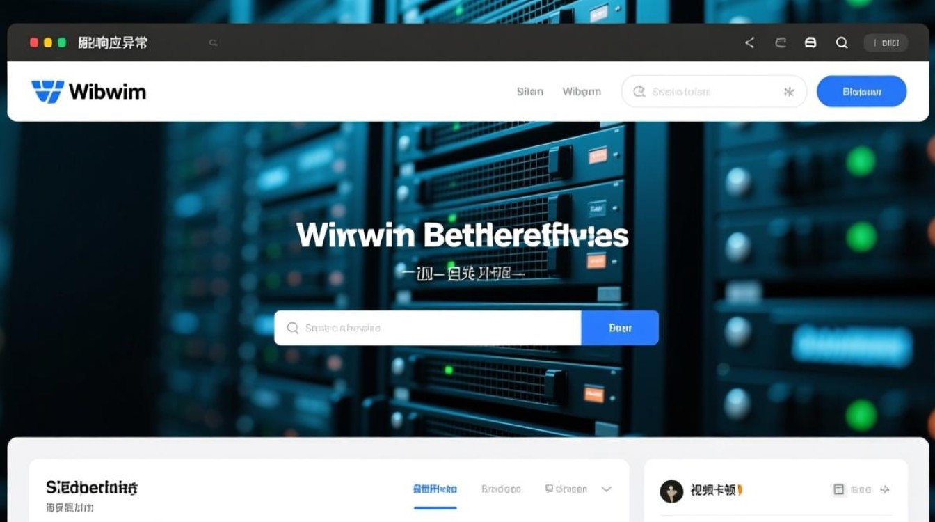 宽带显示服务器响应异常