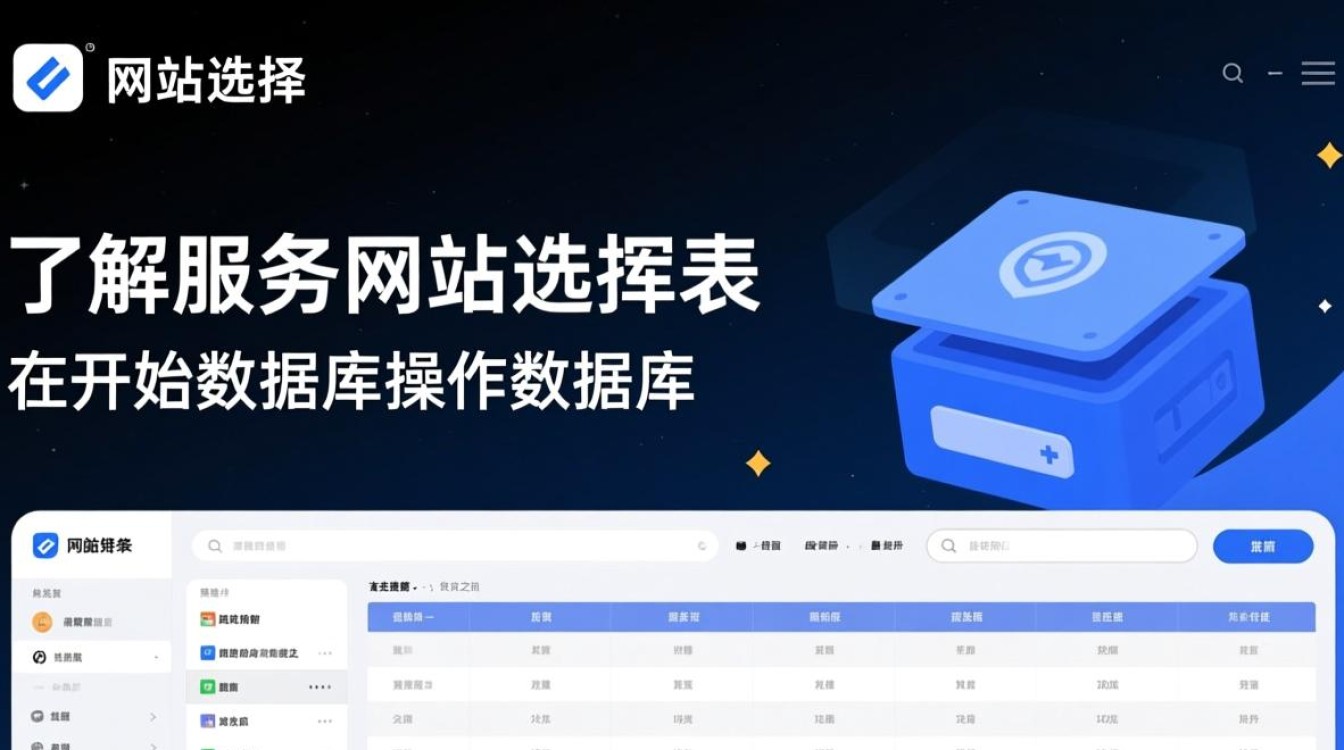 服务网站数据库操作流程详解,如何选择与操作? 服务网站数据库操作流程详解,如何选择与操作?