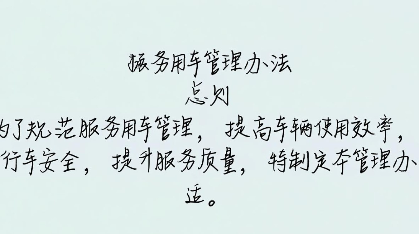 服务用车管理办法出台，你对新规有何疑问或担忧？