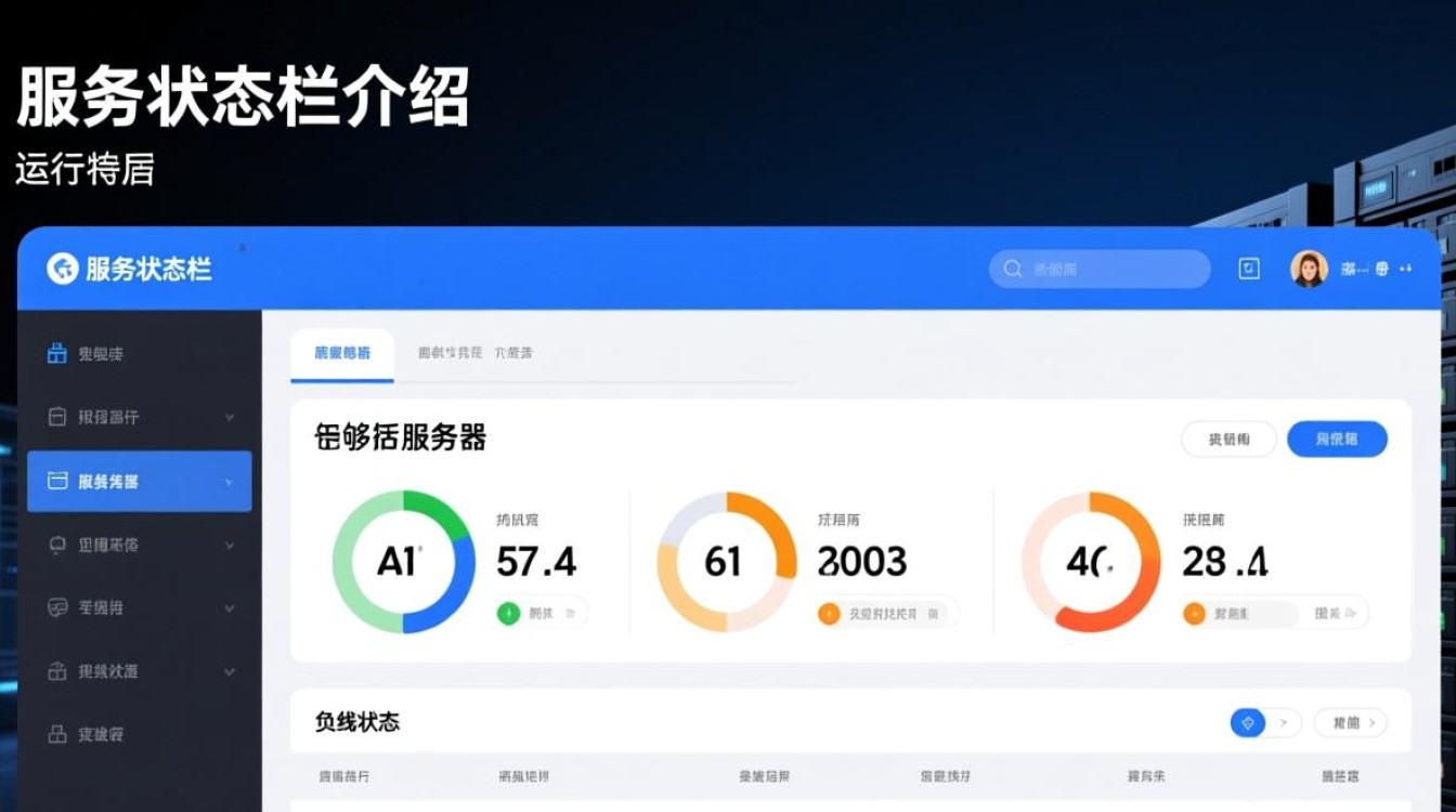 服务状态栏,服务器及状态如何准确呈现? 服务状态栏,服务器及状态如何准确呈现?