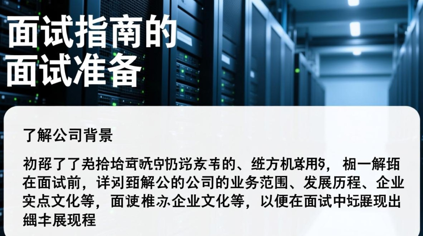 服务器面试，有哪些关键问题需要注意和准备？