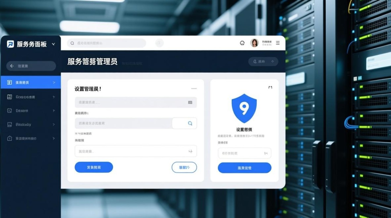 服务器面板中如何正确设置和管理员权限？