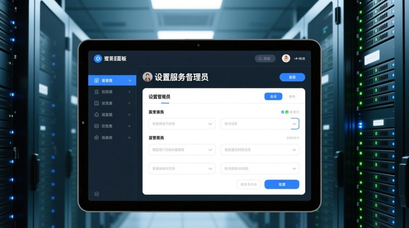 服务器面板中如何正确设置和管理员权限？