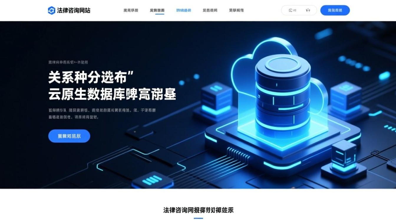 如何挑选适合法律咨询网站的优质关系型分布式云原生数据库推荐？