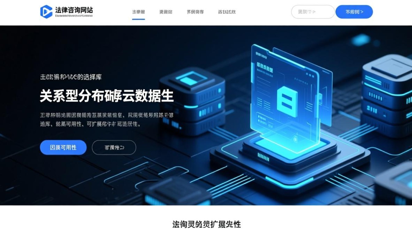 如何挑选适合法律咨询网站的优质关系型分布式云原生数据库推荐？