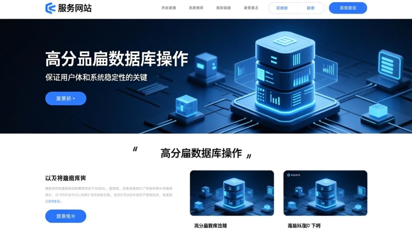 高并发下，服务网站数据库操作如何高效应对？挑战与策略详解！