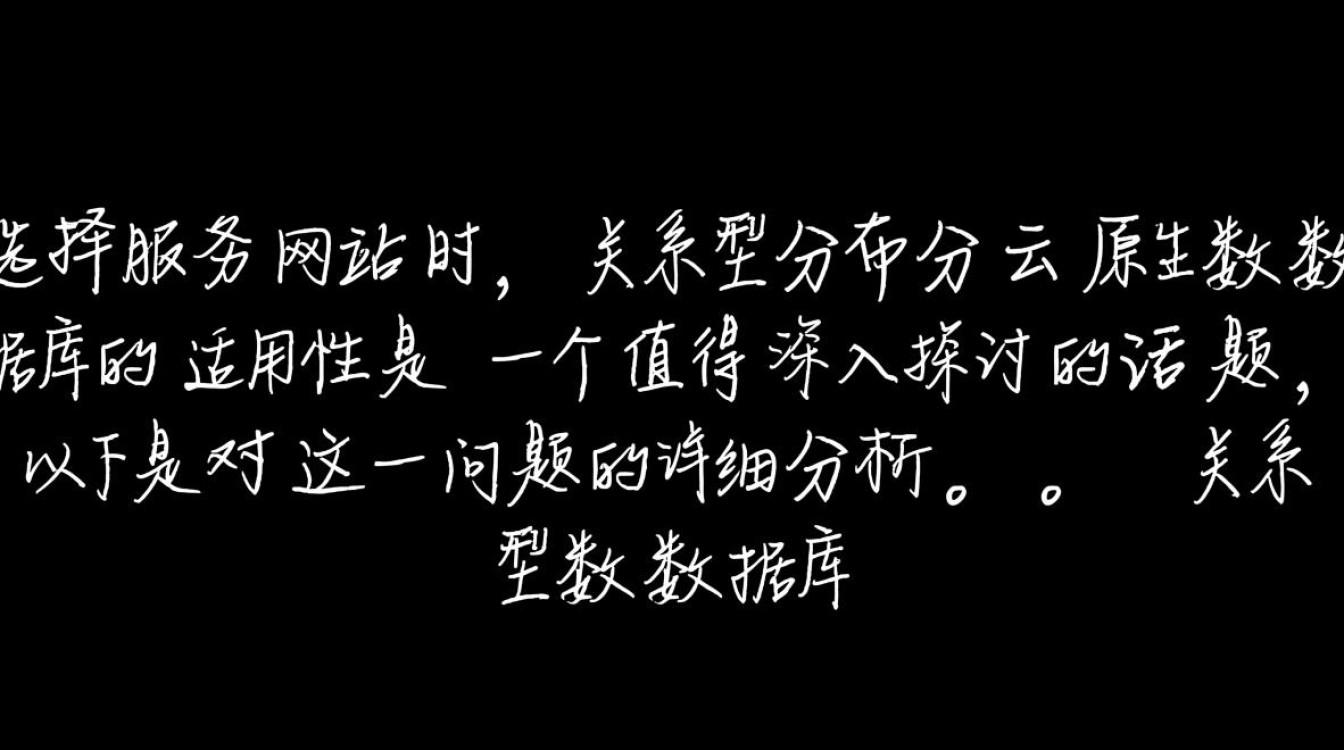 服务网站选关系型分布式云原生数据库,是最佳方案吗?有何利弊需权衡? 服务网站选关系型分布式云原生数据库,是最佳方案吗?有何利弊需权衡?