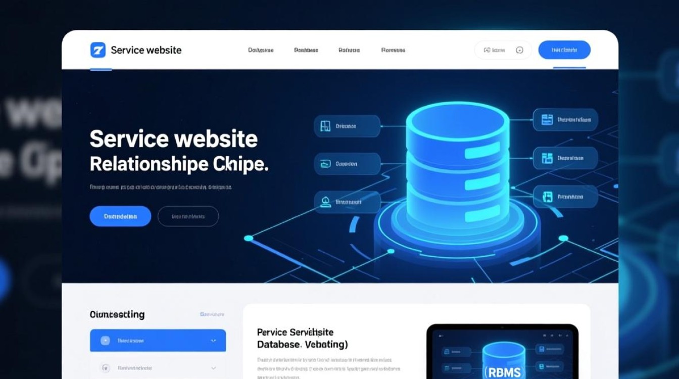 服务网站中，如何进行关系型数据库的高效操作与维护？