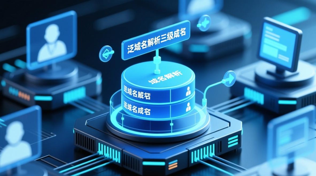 泛域名解析中，三级域名的具体作用与操作步骤是怎样的？